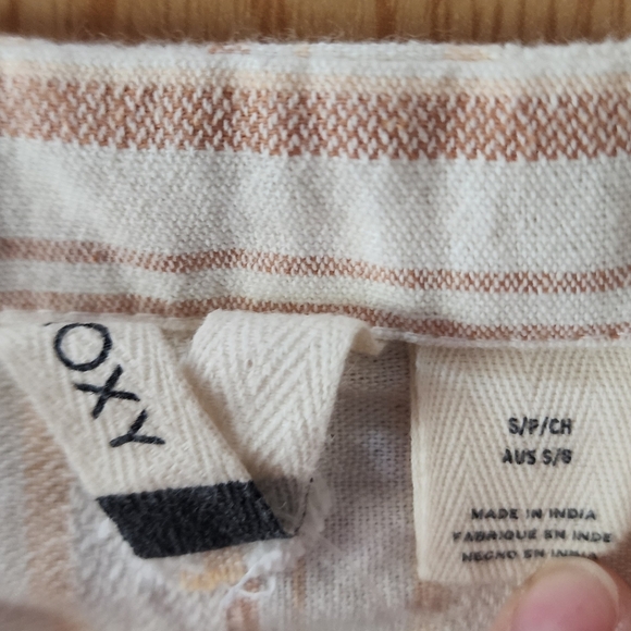 Roxy Women's Sweeter Dreams Short Dress, Snow White River Stripe S/P - Picture 3 of 4